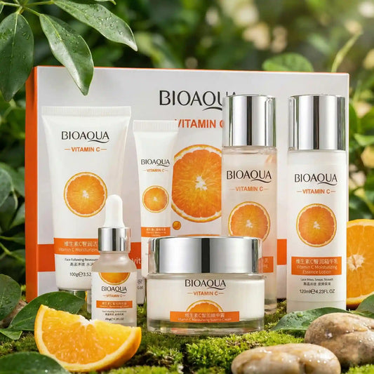 Kit Glow Vitamina C: Tu Rutina BIOAQUA para una Piel Radiante y sin Manchas 🌸